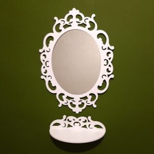 آینه بیضی خونه خاص مدل تاج دار
