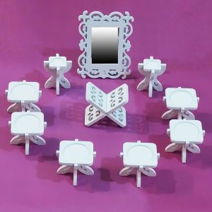 مجموعه هفت سین 10 پارچه خونه خاص مدل پروانه