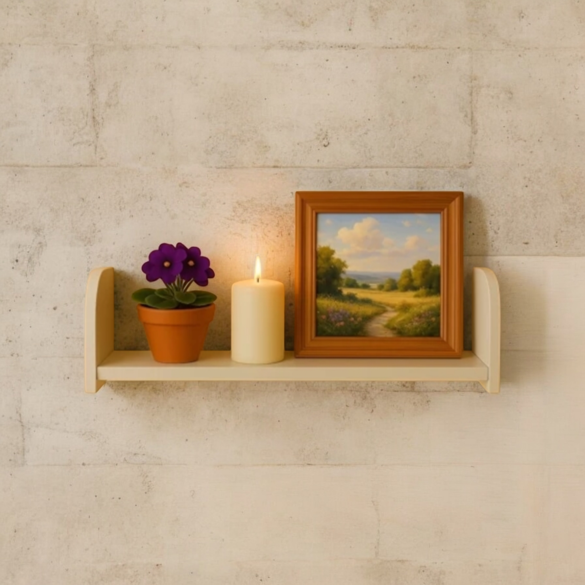 شلف دیواری خونه خاص مدل گلبرگ کد 124